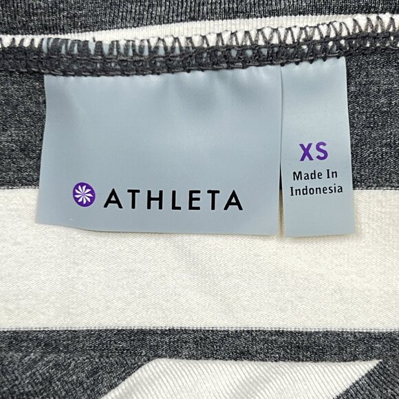 Atheta Ribbon Stripe Faux Wrap Tulip Hem Midi Size XS - NWOT - Picture 7 of 9